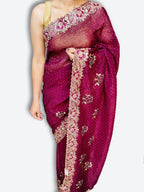 Bordeaux Regal Heritage Luxe Saree