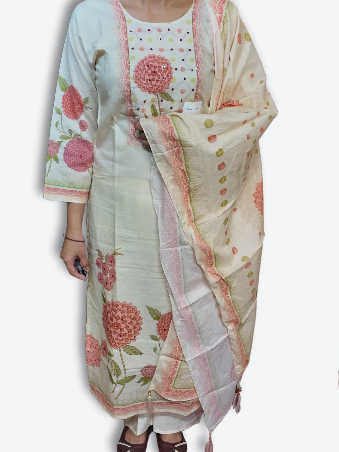Ivory Ethereal Graceful Classic Suit