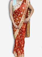 Copper Regal Opulent Heritage Saree