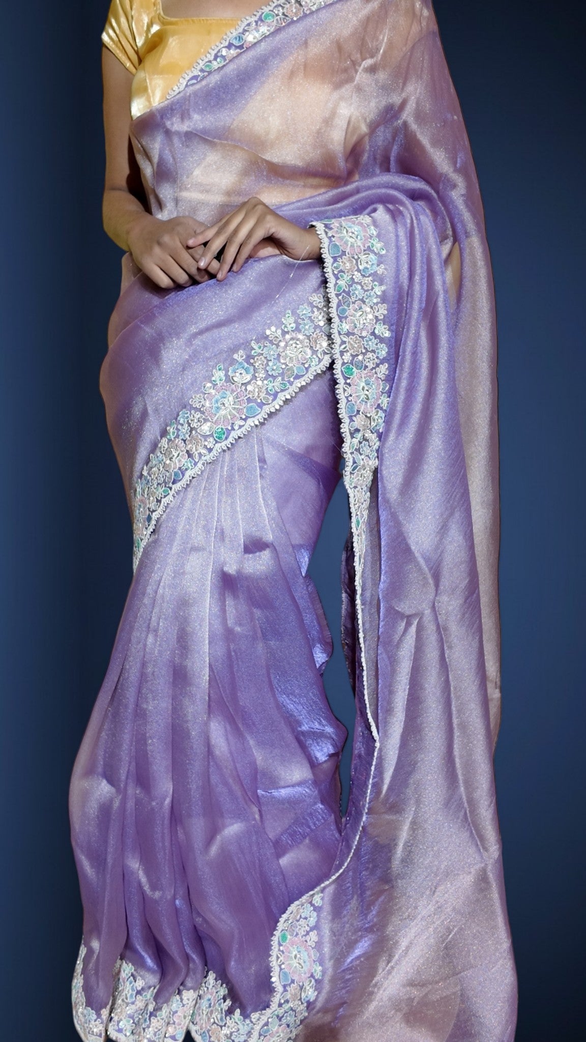 Orchid Regal Ethereal Elegance Saree