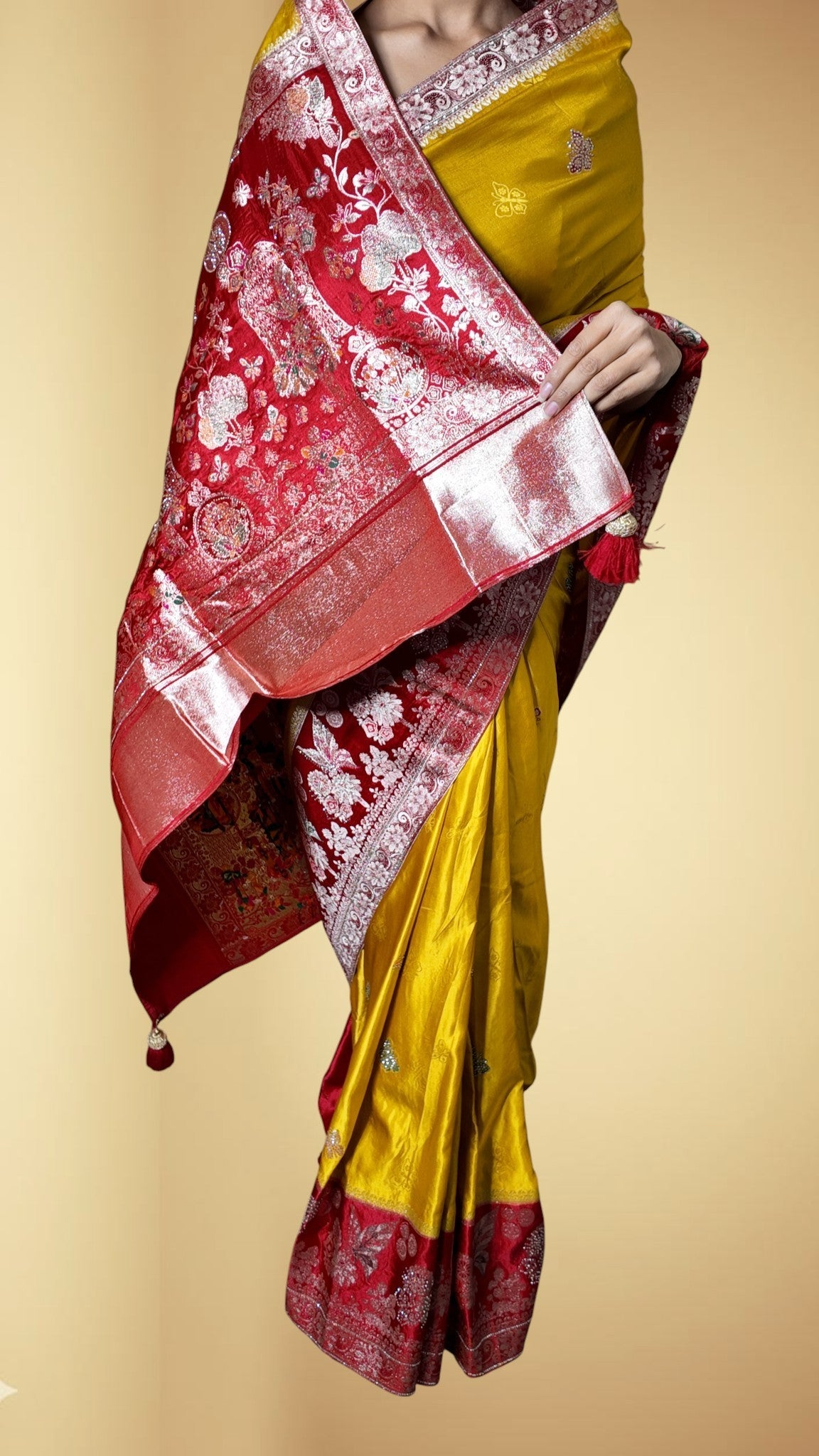 Saffron Regal Heritage Luxe Saree