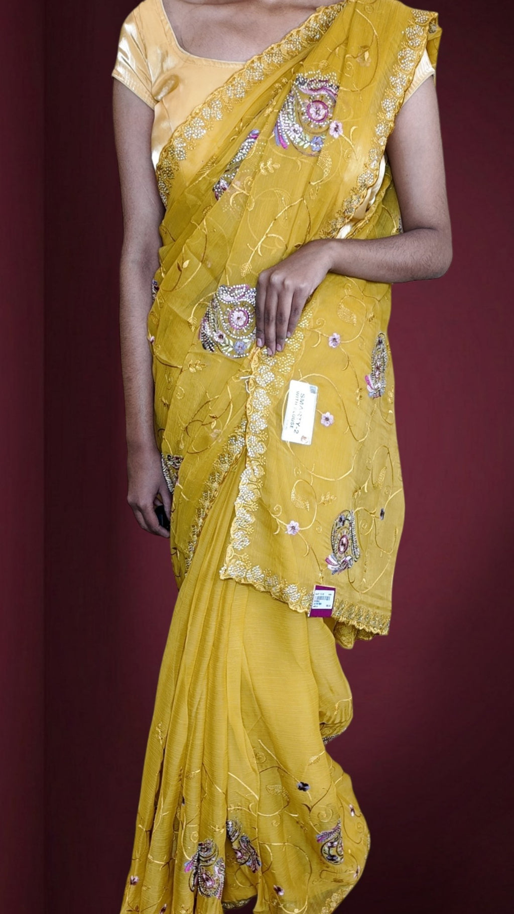 Saffron Regal Exquisite Glamour Saree