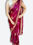 Crimson Regal Exquisite Heritage Saree