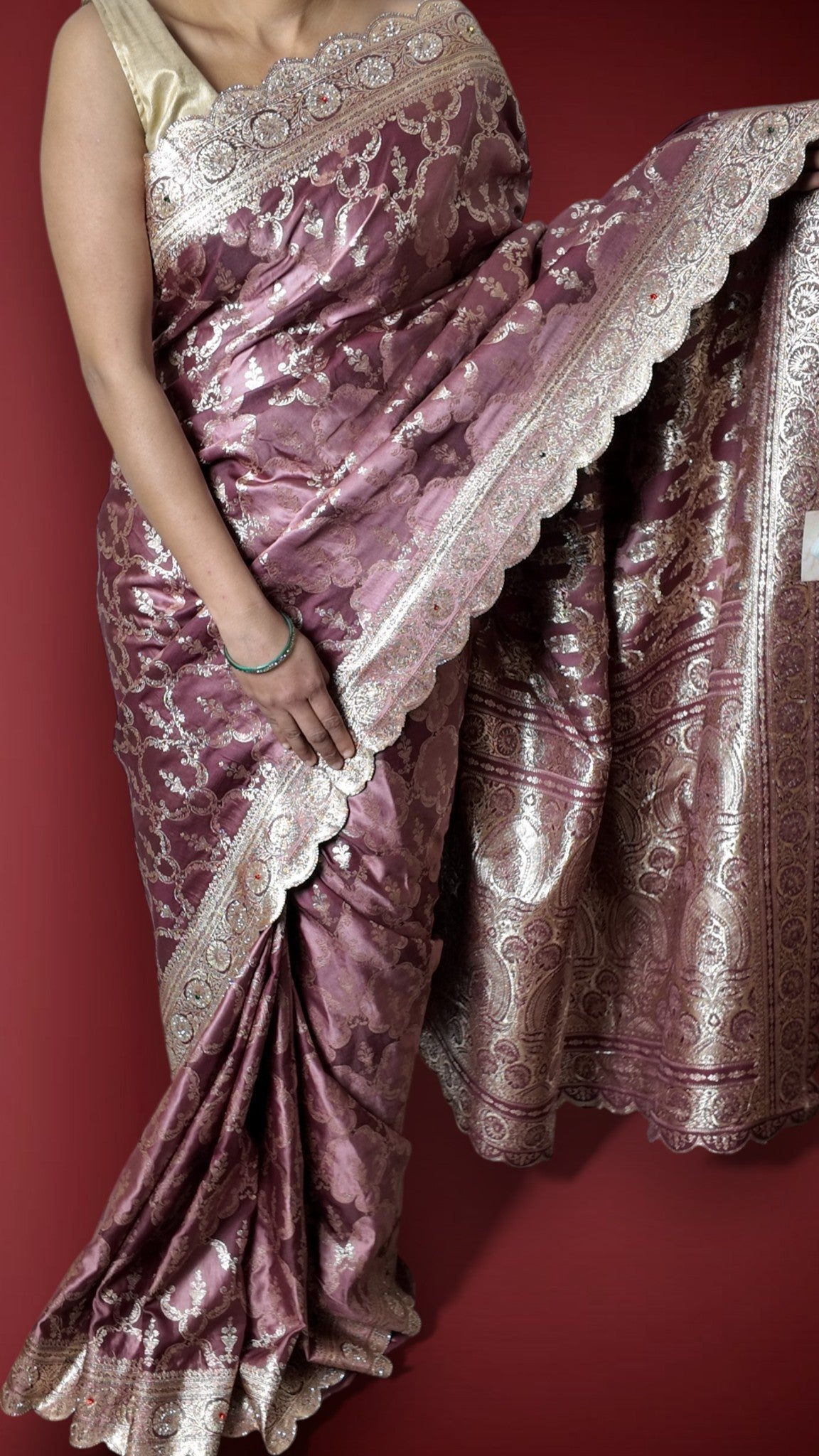Amethyst Regal Opulent Heritage Saree