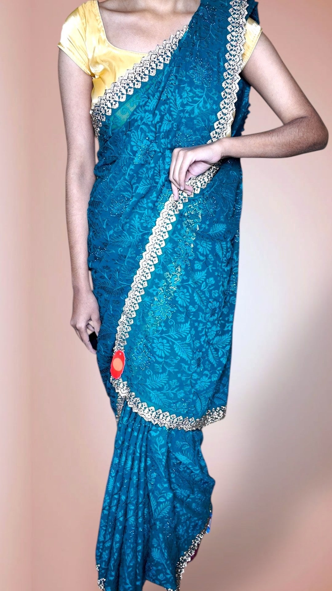 Sapphire Regal Opulent Mystique Saree