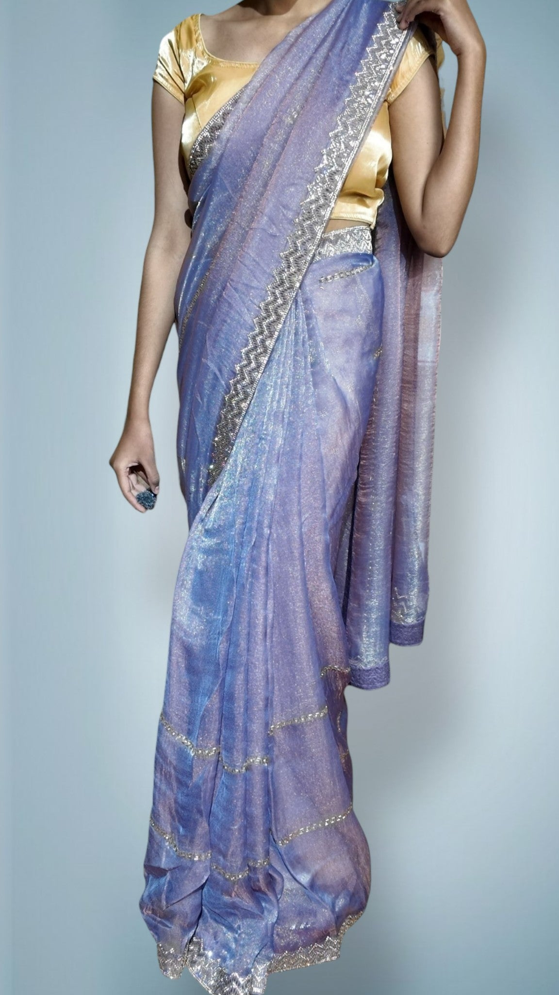 Orchid Ethereal Radiant Elegance Saree