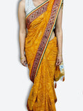 Saffron Regal Opulent Heritage Saree