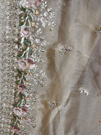 Champagne Timeless Regal Couture Saree