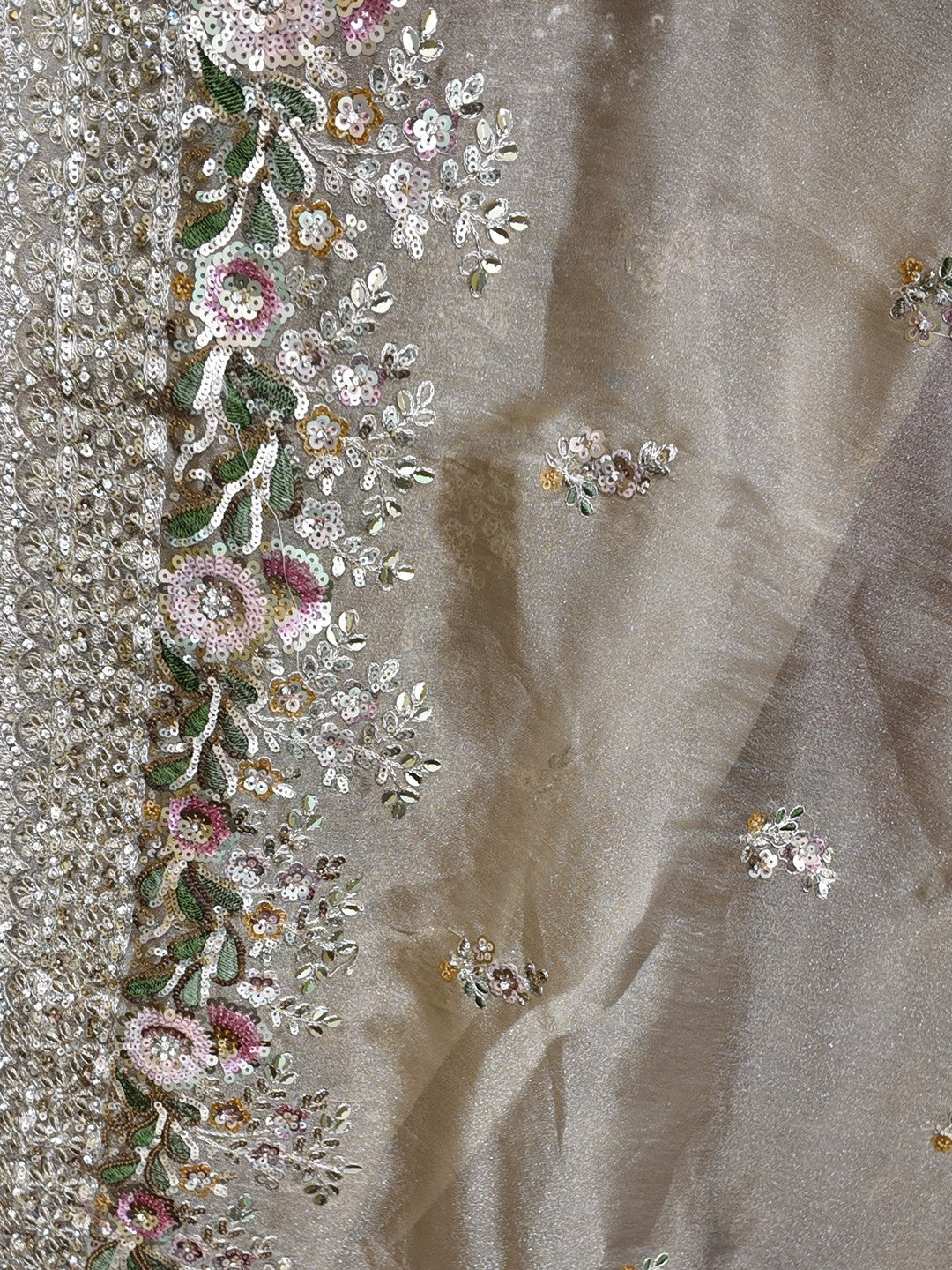 Champagne Timeless Regal Couture Saree