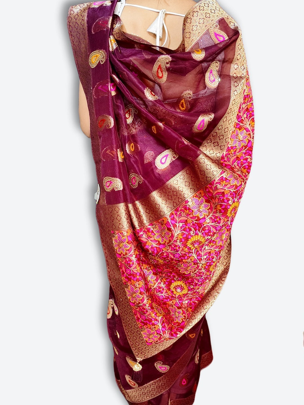 Bordeaux Regal Heritage Luxe Saree