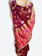 Bordeaux Regal Heritage Luxe Saree