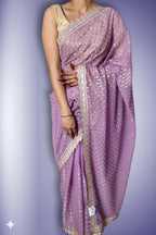 Orchid Ethereal Radiant Couture Saree