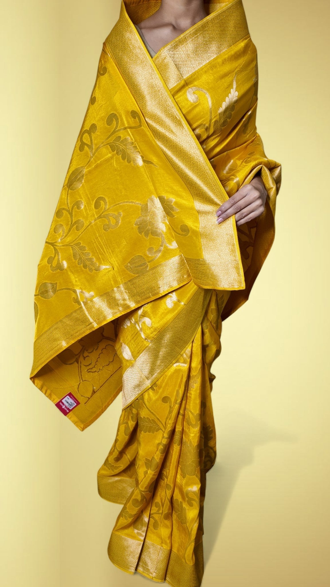 Saffron Regal Opulent Heritage Saree
