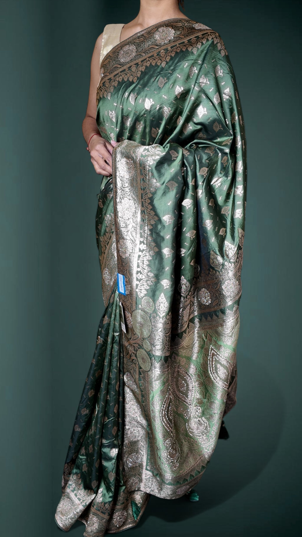Emerald Regal Opulent Heritage Saree