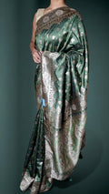 Emerald Regal Opulent Heritage Saree