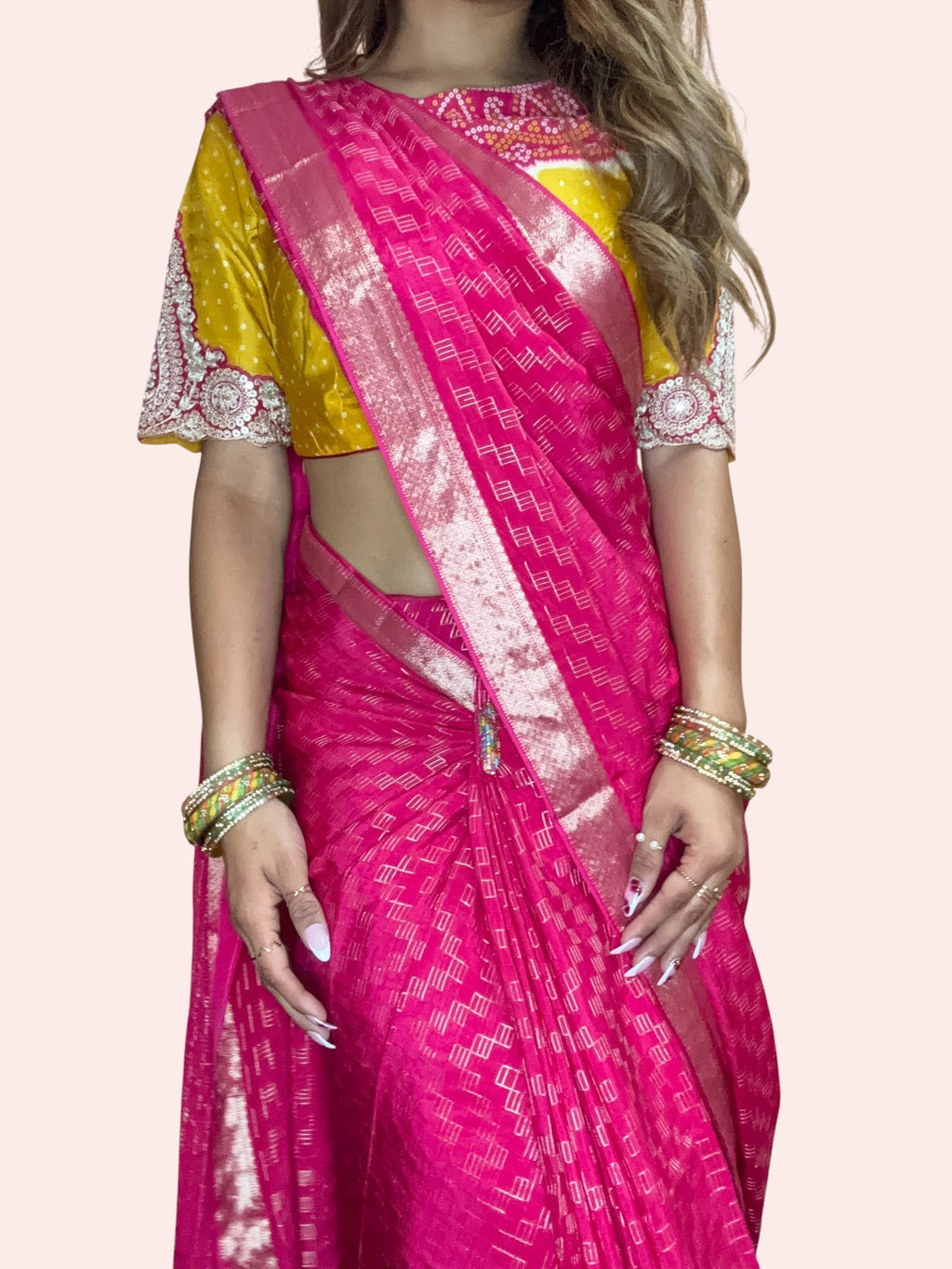 Fuchsia Radiant Heritage Luxe Saree