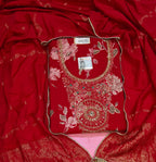 Crimson Regal Exquisite Couture Suit