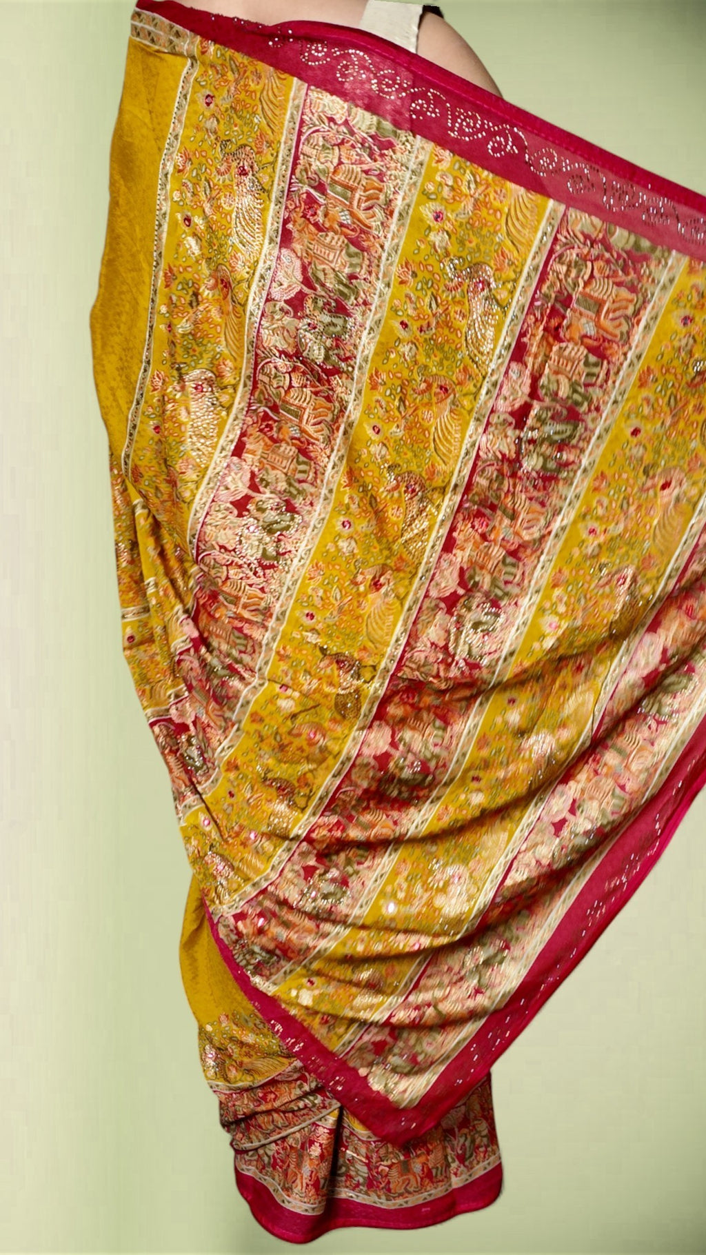 Saffron Regal Heritage Luxe Saree