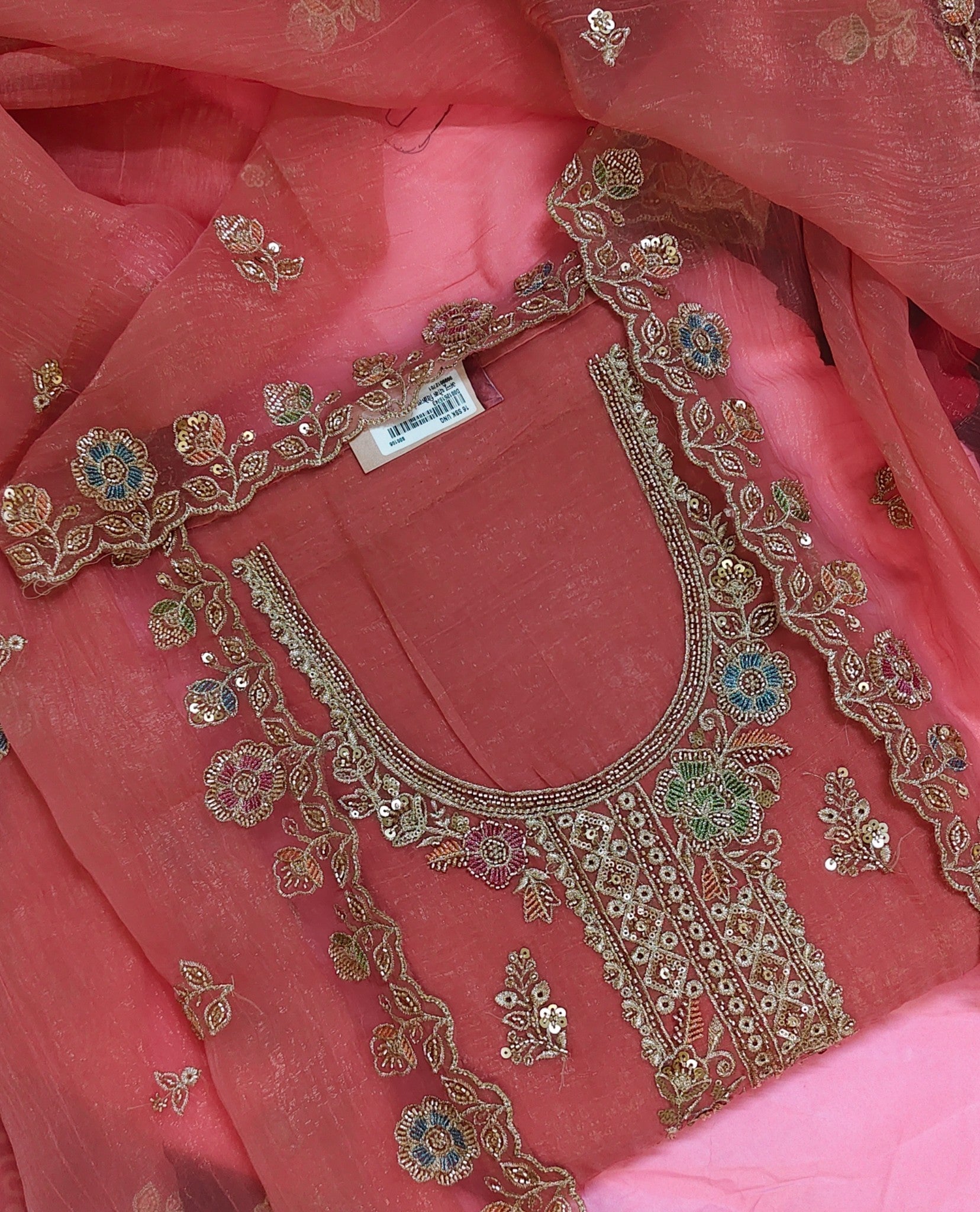Coral Regal Opulent Elegance Suit