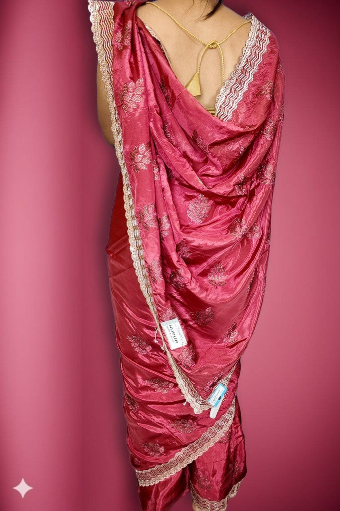 Fuchsia Regal Timeless Elegance Saree