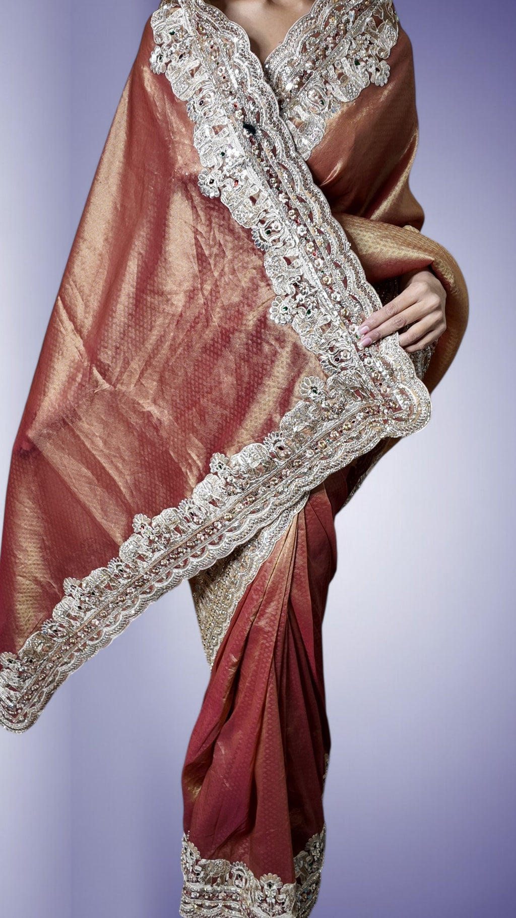 Burgundy Regal Heritage Luxe Saree