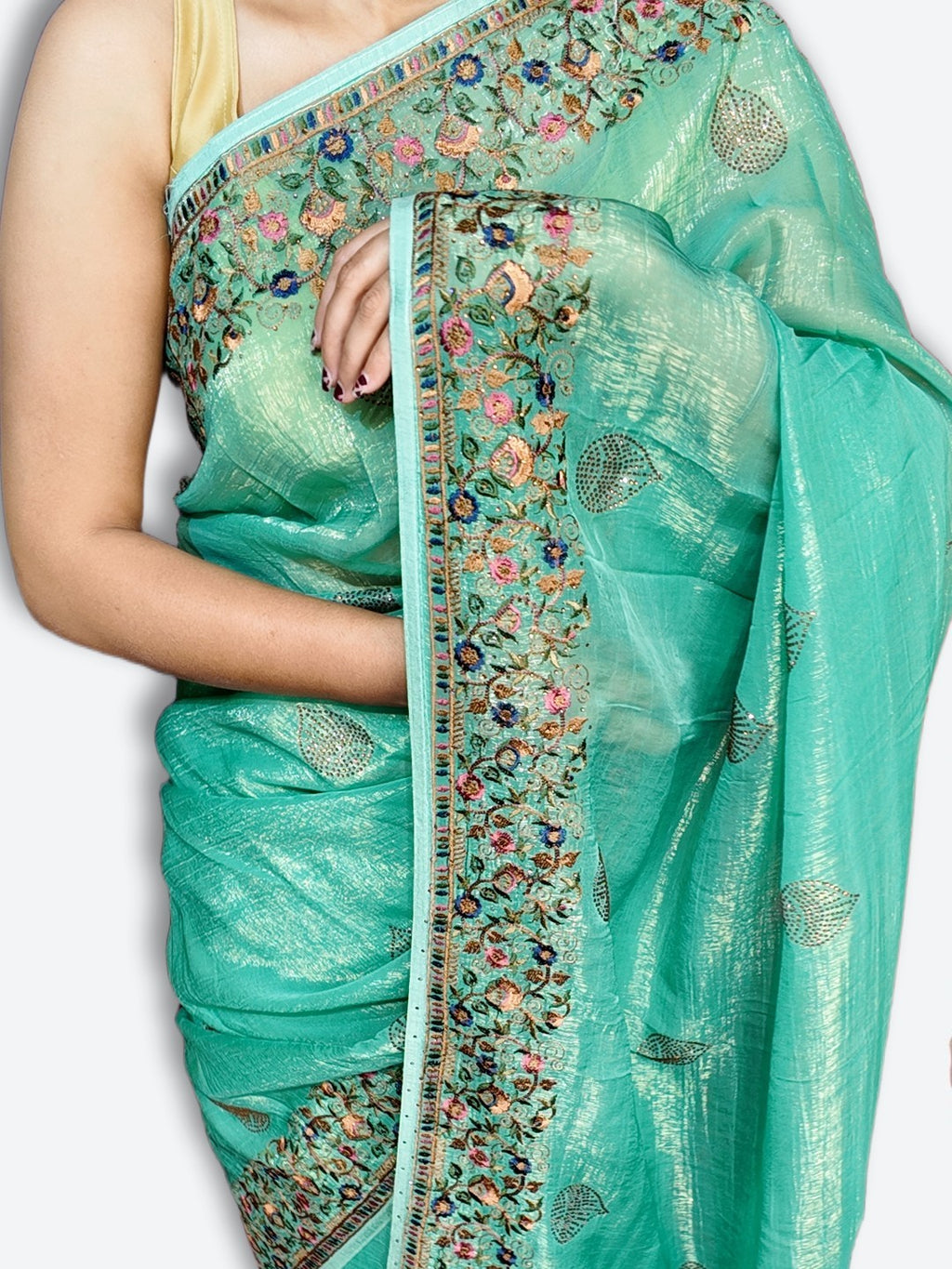 Jade Enchanted Regal Elegance Saree
