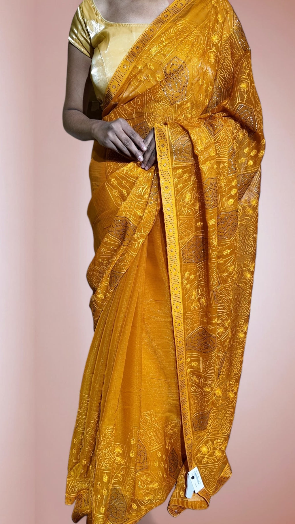 Saffron Regal Opulent Essence Saree