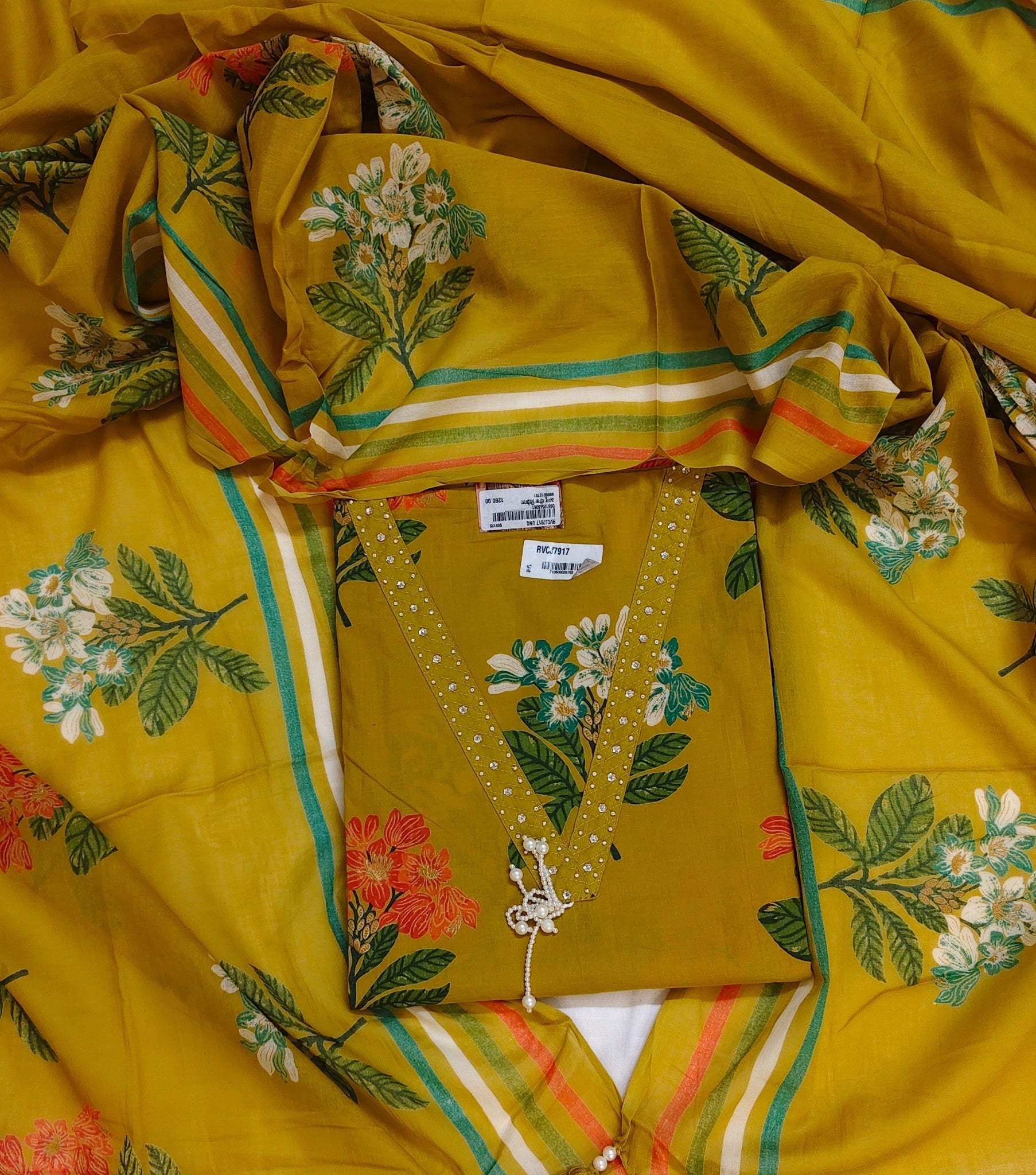 Saffron Regal Timeless Elegance Suit