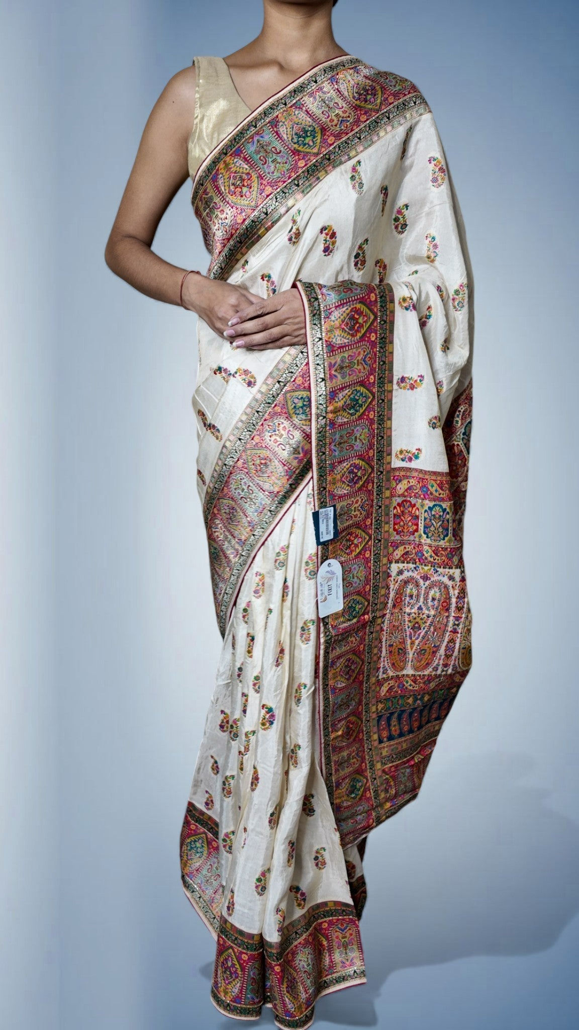 Ivory Regal Heritage Luxe Saree