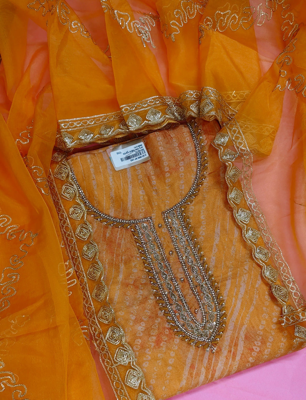 Saffron Regal Timeless Elegance Suit