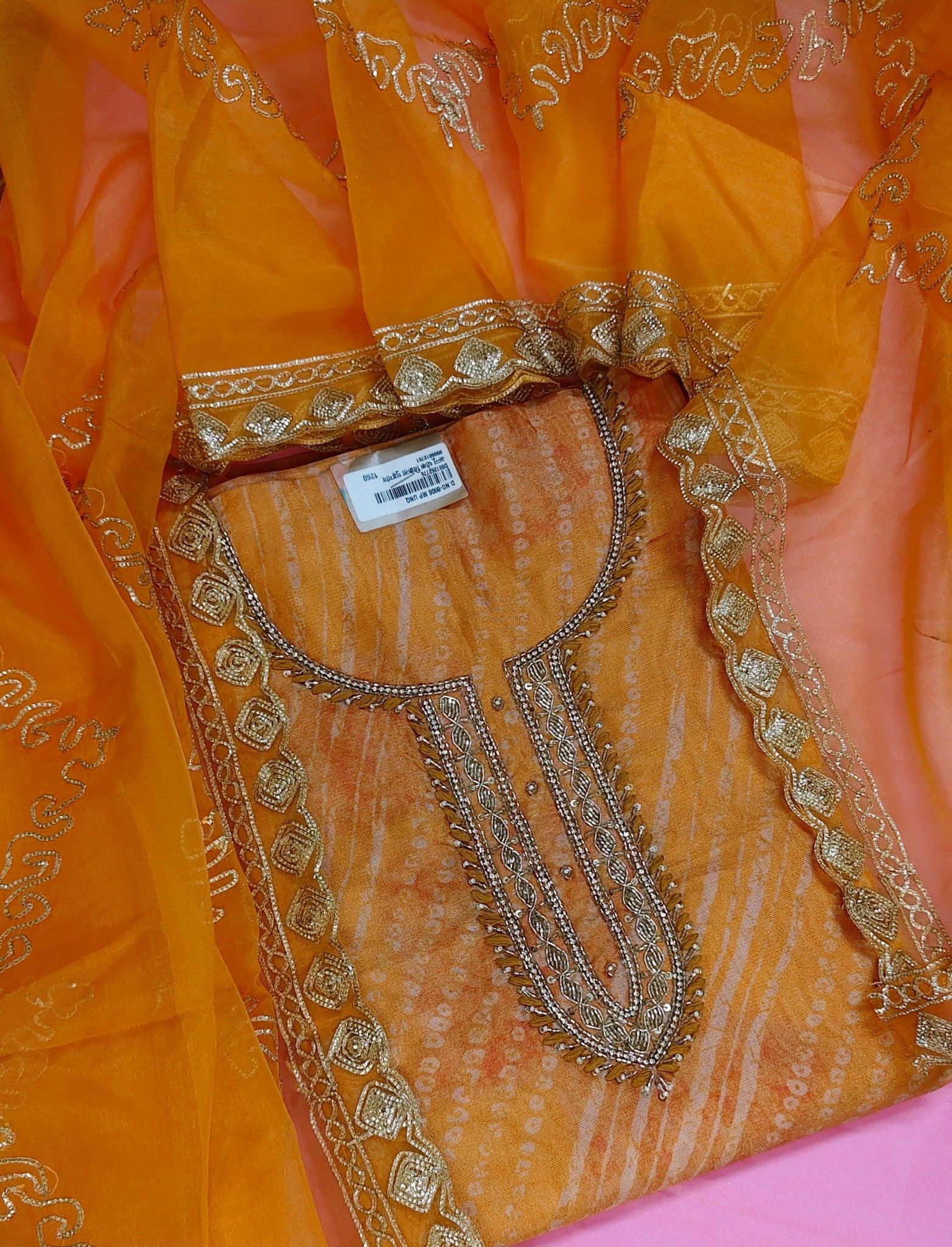 Saffron Regal Timeless Elegance Suit