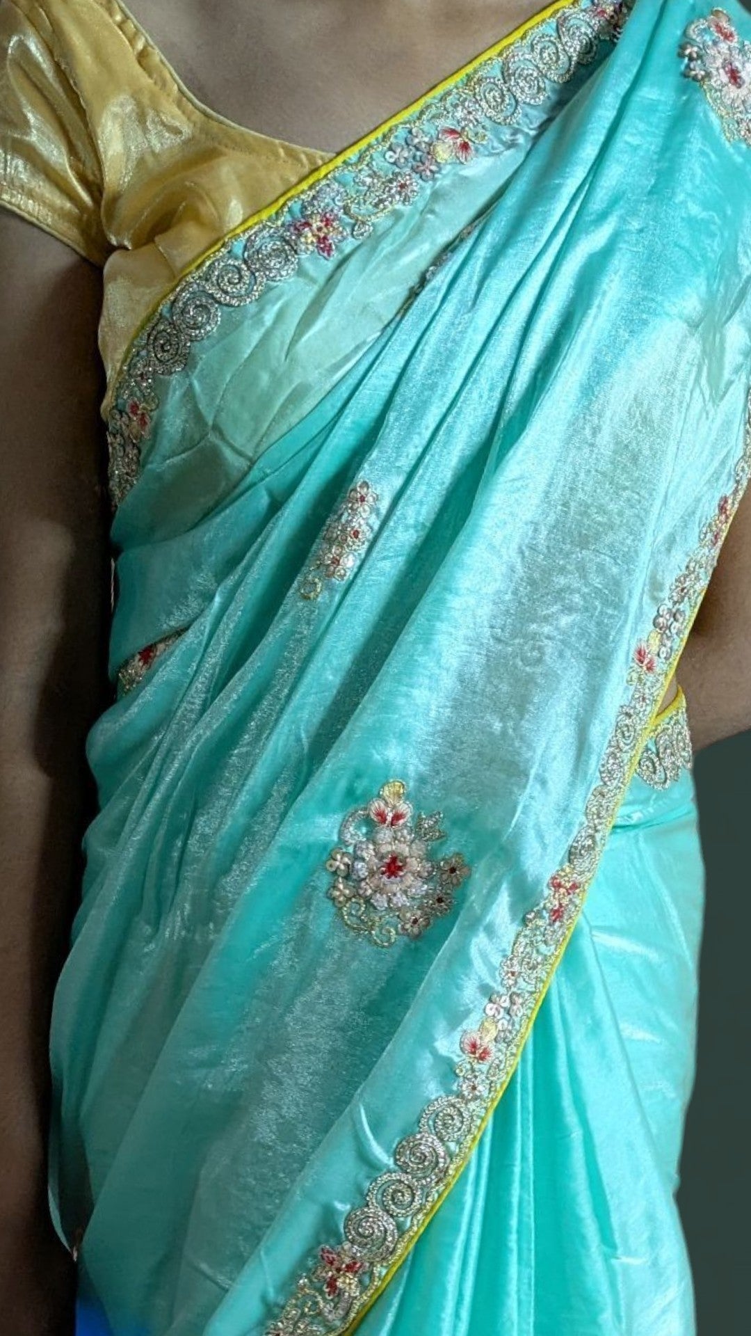 Azure Regal Opulent Charm Saree