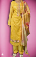 Saffron Regal Elegance Bloom Suit