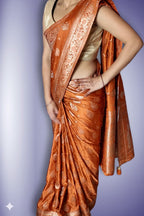 Azure Regal Opulent Heritage Saree