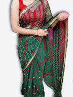 Emerald Regal Radiant Couture Saree