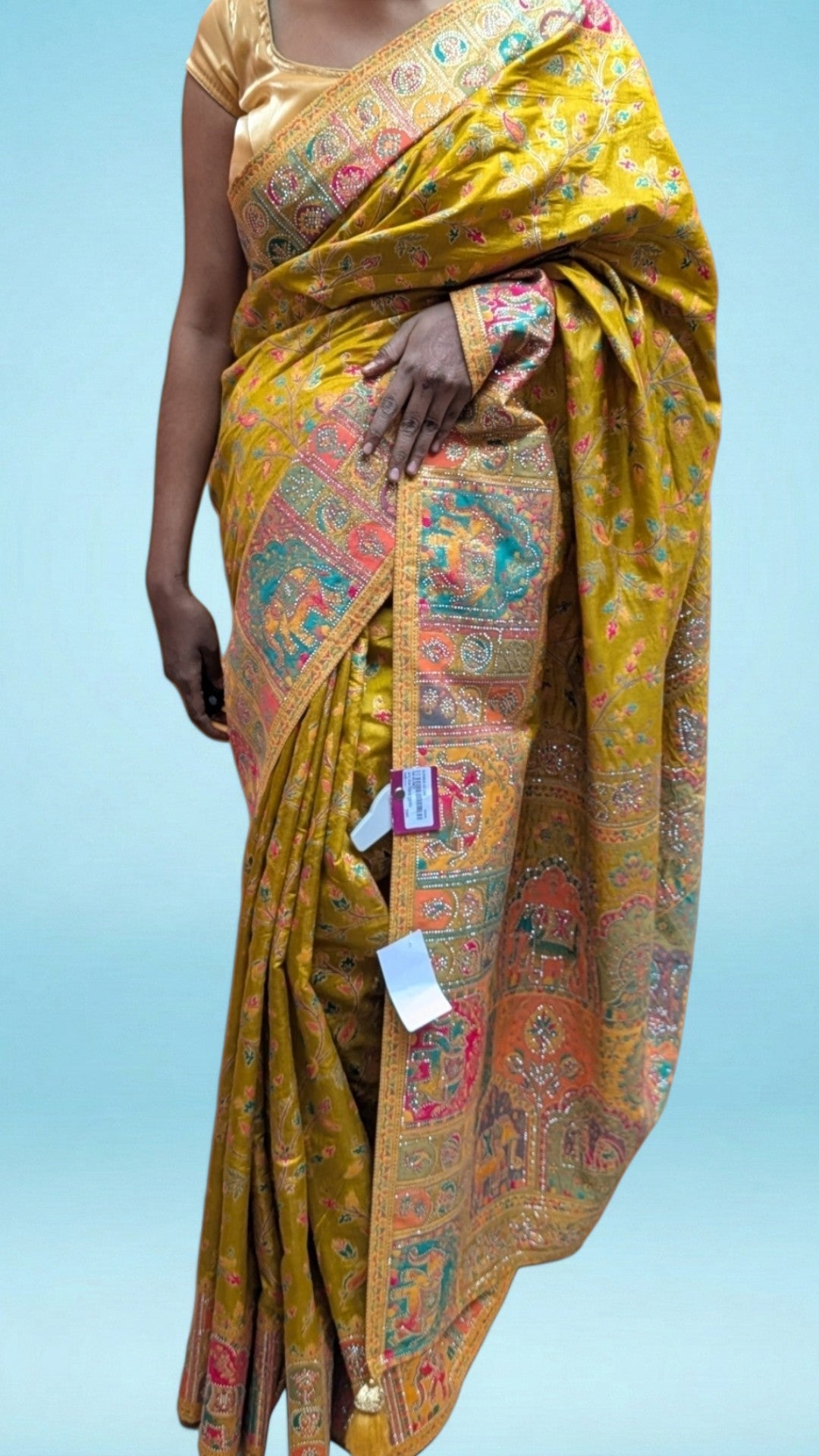 Saffron Regal Heritage Luxe Saree