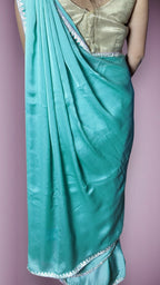 Mint Ethereal Regal Luxe Saree