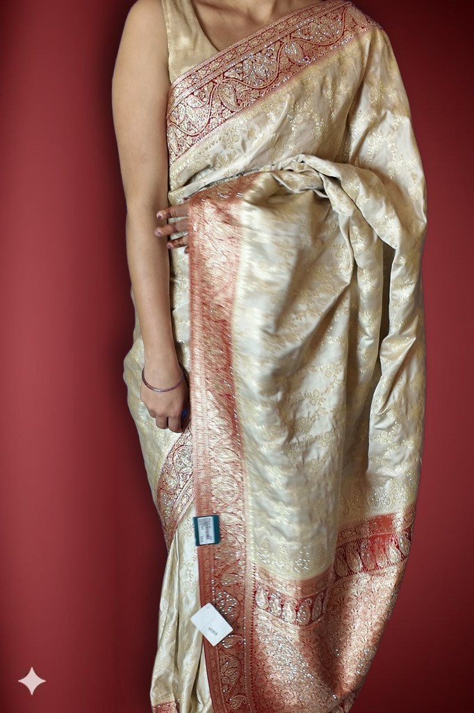 Champagne Regal Heritage Luxe Saree