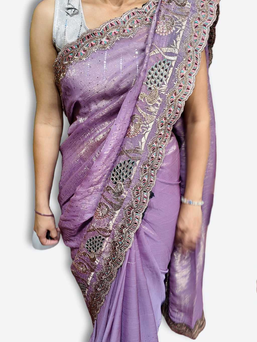 Amethyst Radiant Majestic Elegance Saree