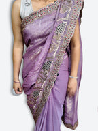 Amethyst Radiant Majestic Elegance Saree