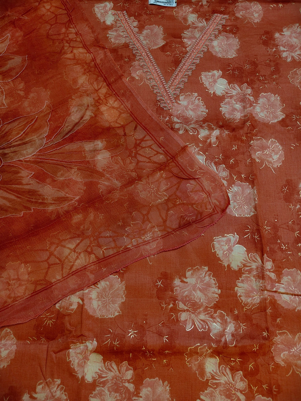 Apricot Ethereal Graceful Couture Suit
