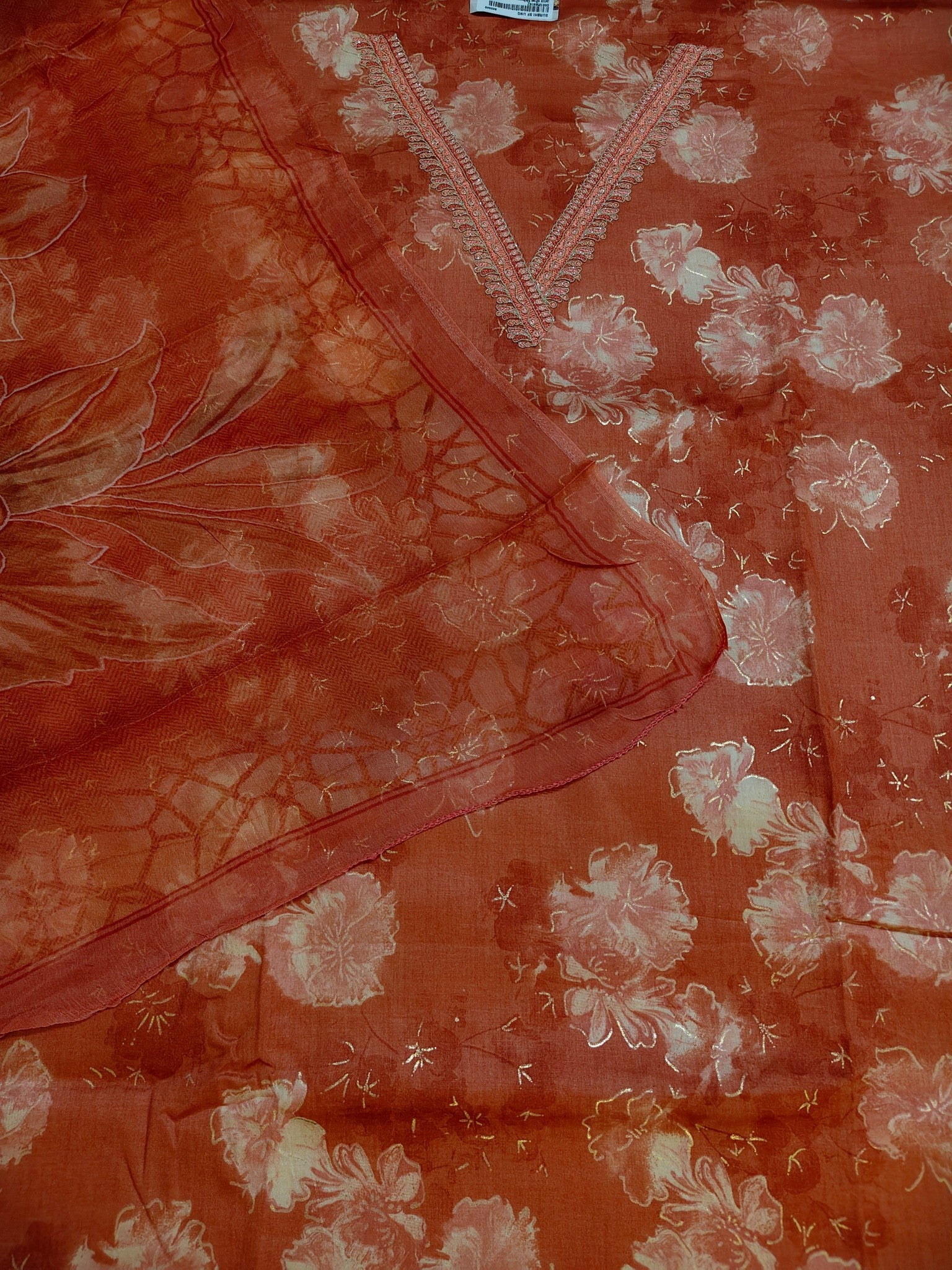 Apricot Ethereal Graceful Couture Suit