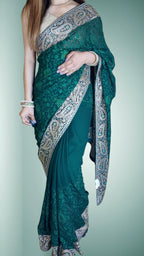Emerald Regal Heritage Luxe Saree