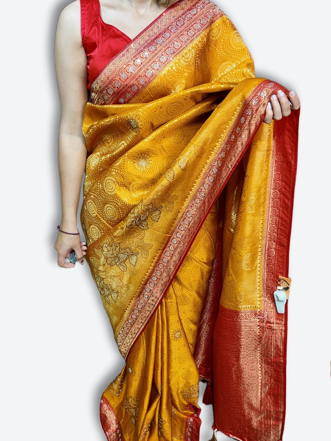 Saffron Regal Heritage Luxe Saree