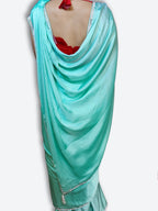 Azure Regal Opulent Graceful Saree