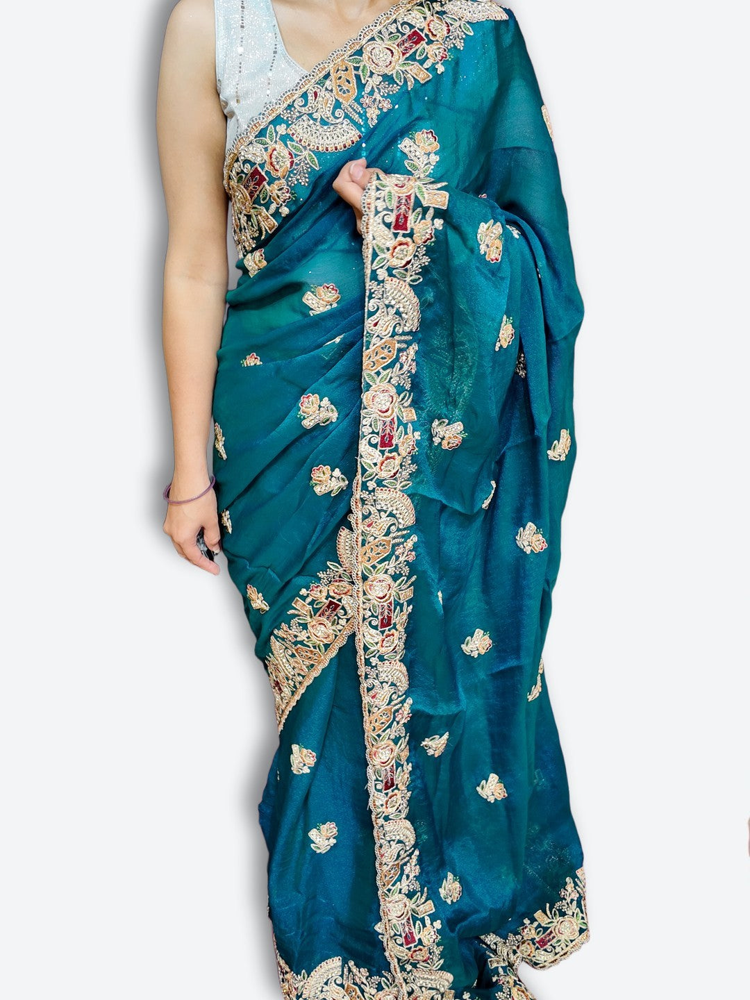 Emerald Regal Exquisite Heritage Saree
