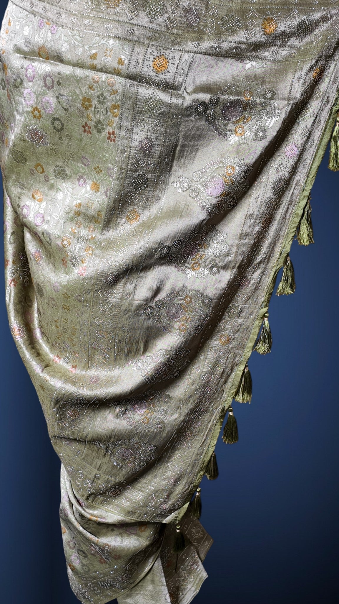 Sage Regal Timeless Elegance Saree