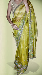 Saffron Regal Exquisite Couture Saree