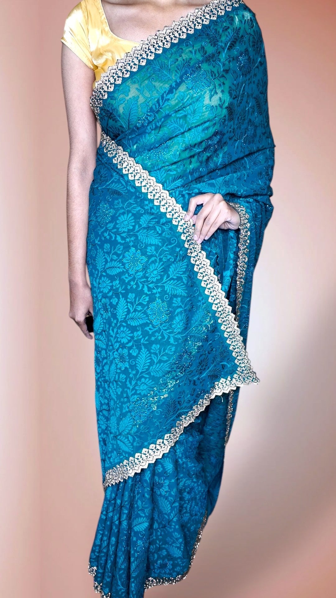 Sapphire Regal Opulent Mystique Saree