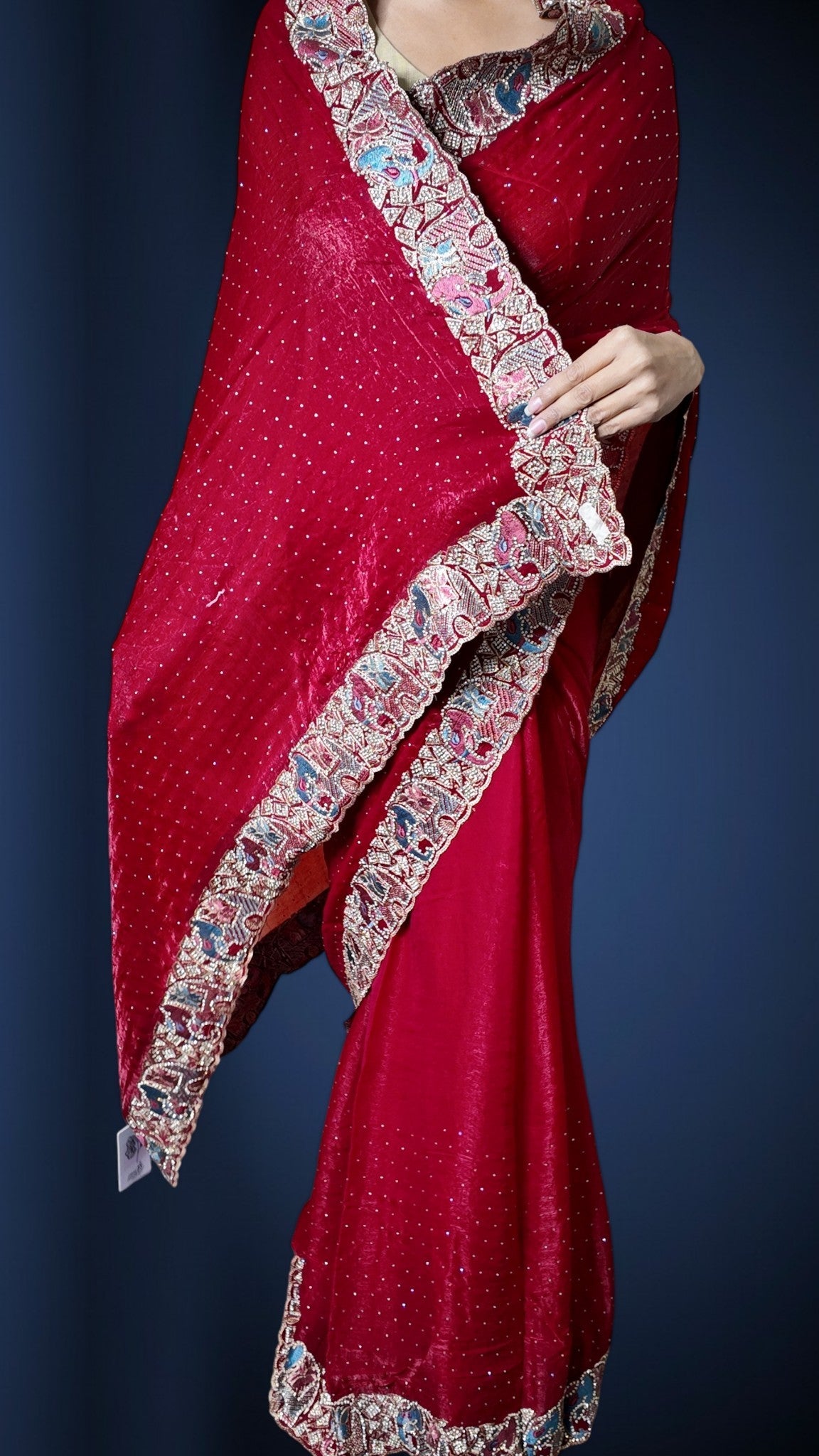 Bordeaux Regal Opulent Heritage Saree